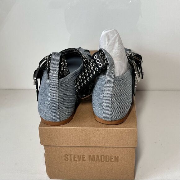 Steve Madden Bryar Ankle Strap Flat - Picture 6 of 7